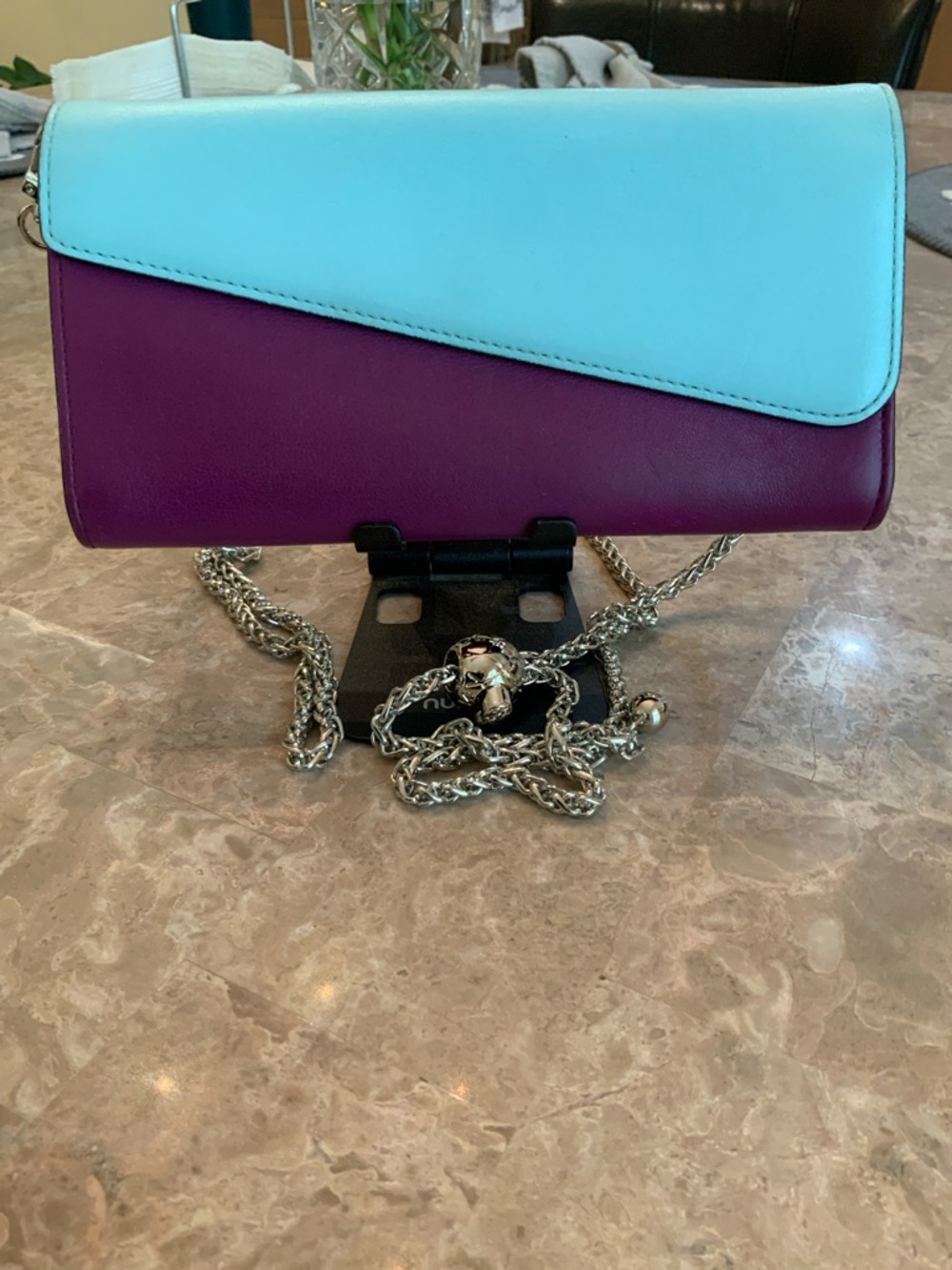 Christian Dior AUTHENTIC Diorissimo Wallet on Chain EUC with COA - Picture 4 of 16